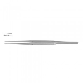Diam-n-Dust™ Micro Dressing Forcep Straight Stainless Steel, 15 cm - 6" Tip Size 6.0 x 0.4 mm